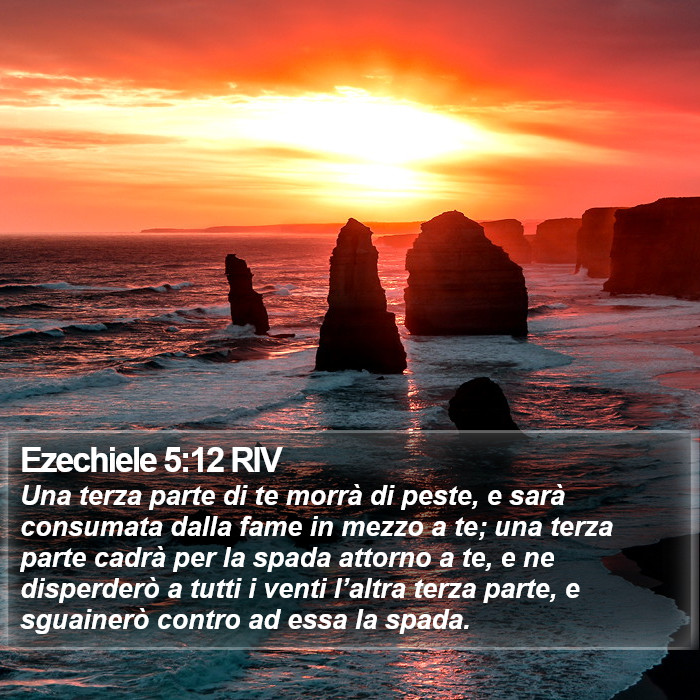 Ezechiele 5:12 RIV Bible Study