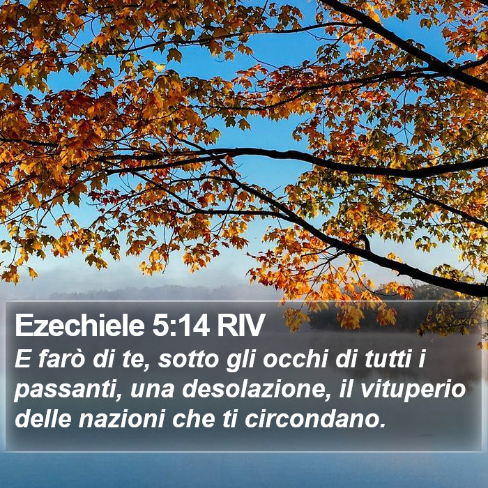 Ezechiele 5:14 RIV Bible Study