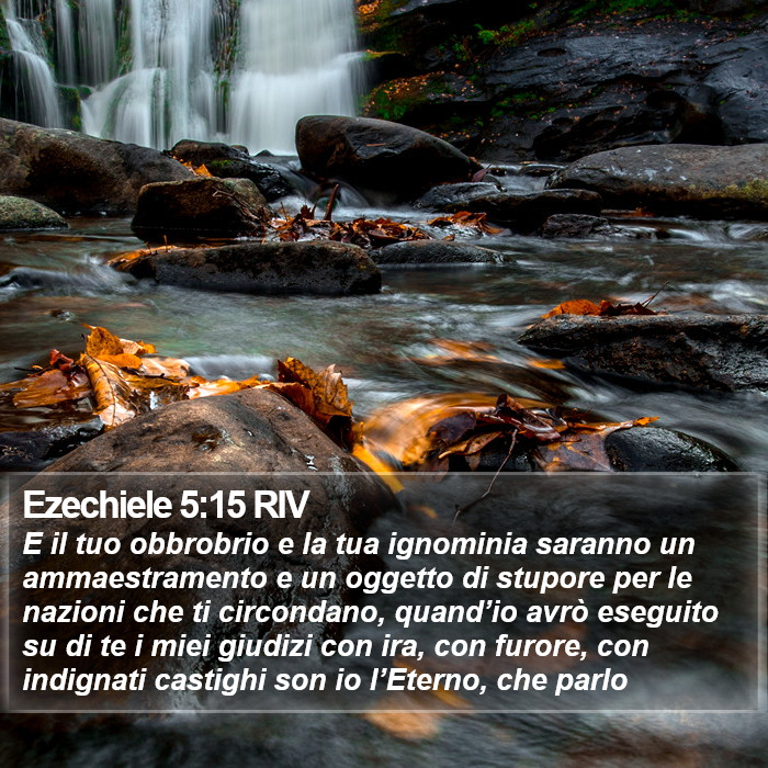 Ezechiele 5:15 RIV Bible Study