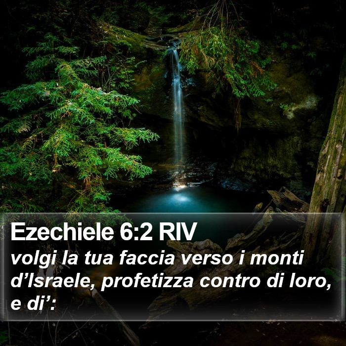 Ezechiele 6:2 RIV Bible Study