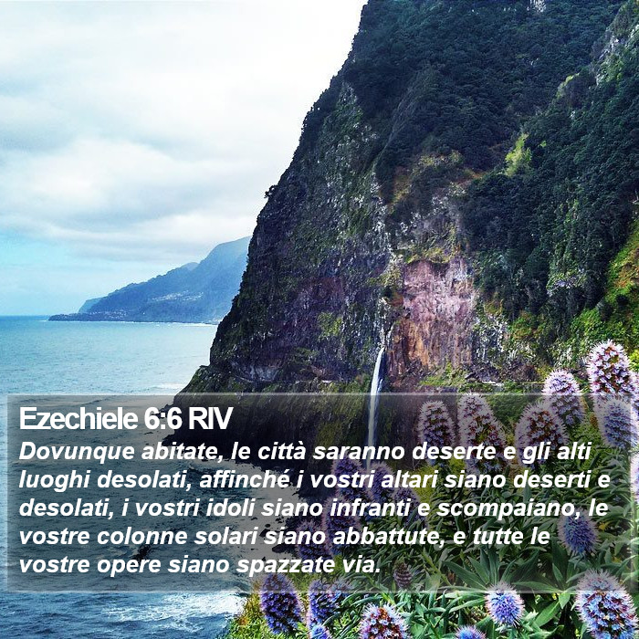 Ezechiele 6:6 RIV Bible Study