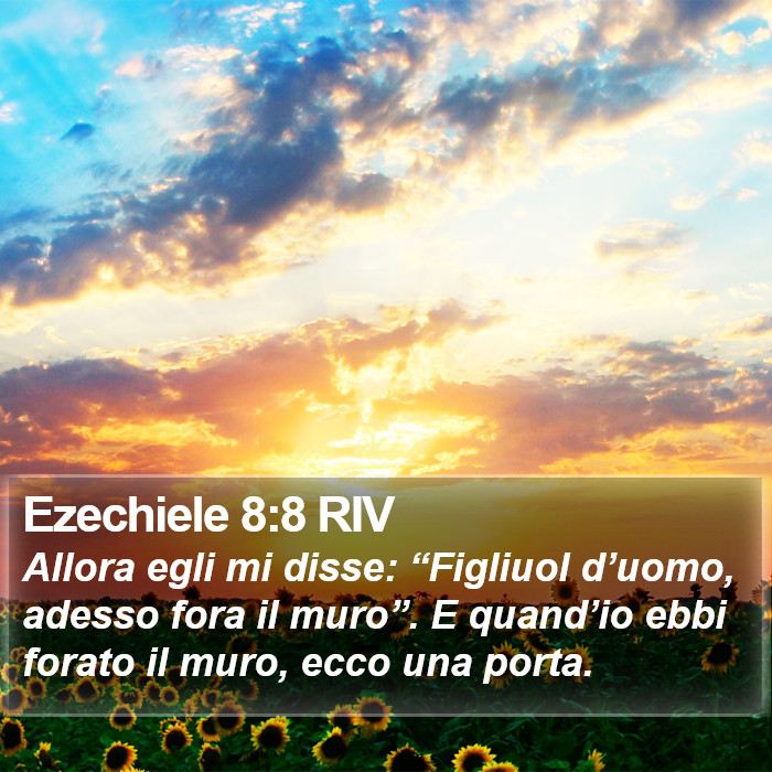 Ezechiele 8:8 RIV Bible Study