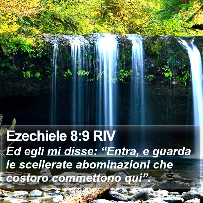 Ezechiele 8:9 RIV Bible Study