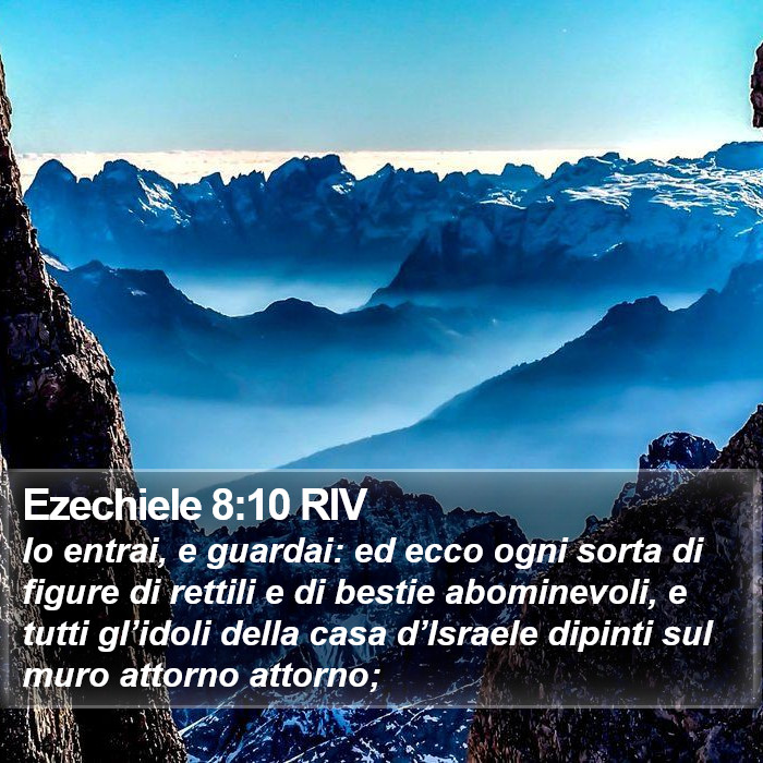 Ezechiele 8:10 RIV Bible Study