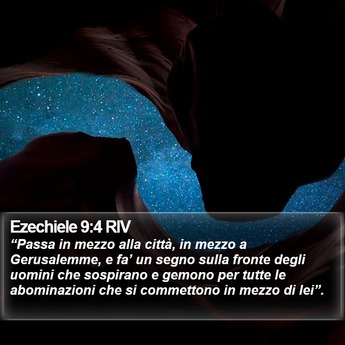 Ezechiele 9:4 RIV Bible Study
