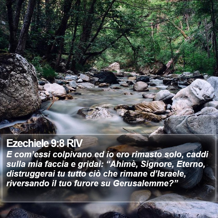 Ezechiele 9:8 RIV Bible Study