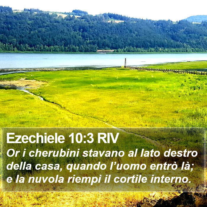 Ezechiele 10:3 RIV Bible Study