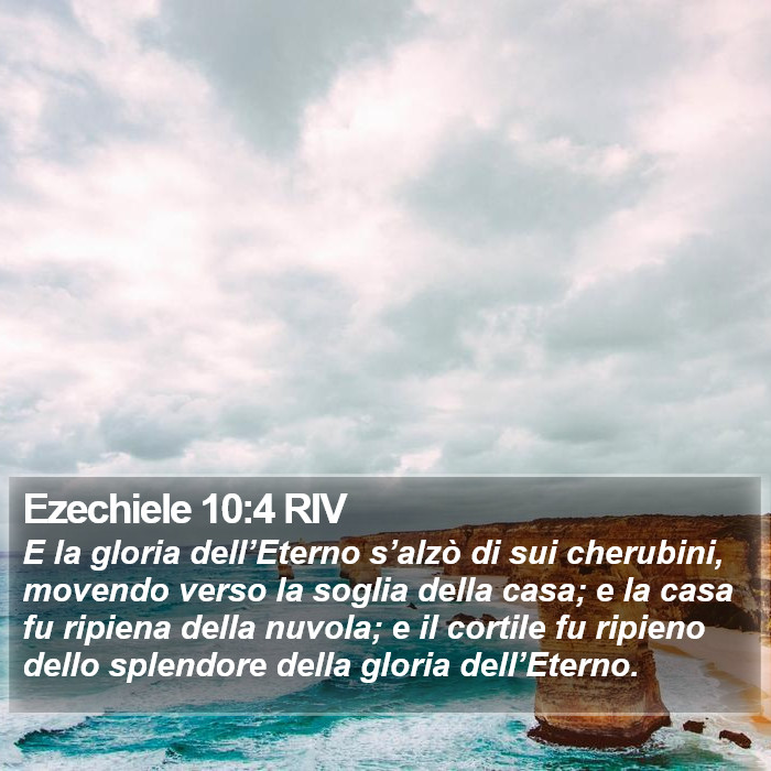 Ezechiele 10:4 RIV Bible Study