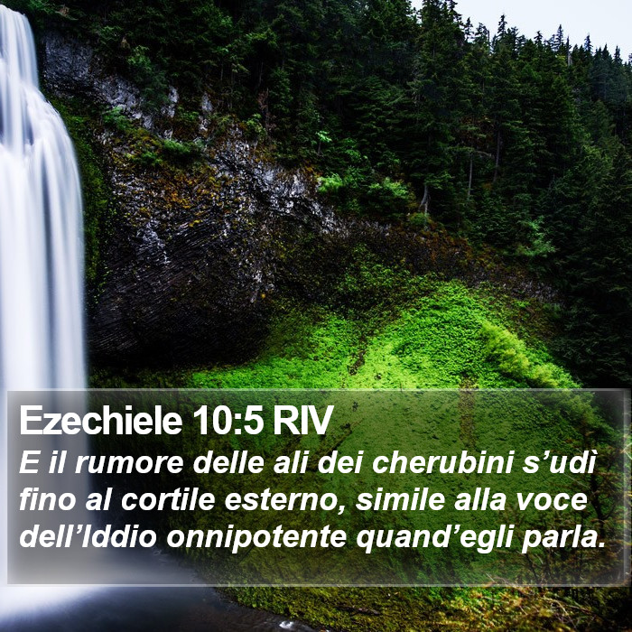 Ezechiele 10:5 RIV Bible Study