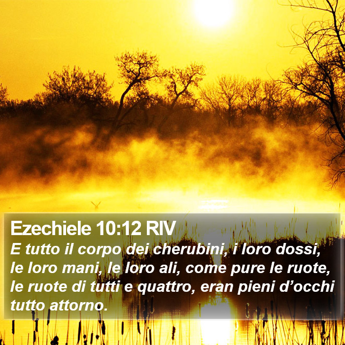 Ezechiele 10:12 RIV Bible Study