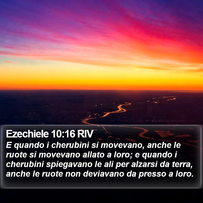 Ezechiele 10:16 RIV Bible Study