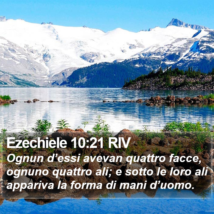 Ezechiele 10:21 RIV Bible Study