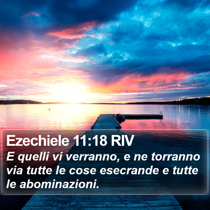 Ezechiele 11:18 RIV Bible Study