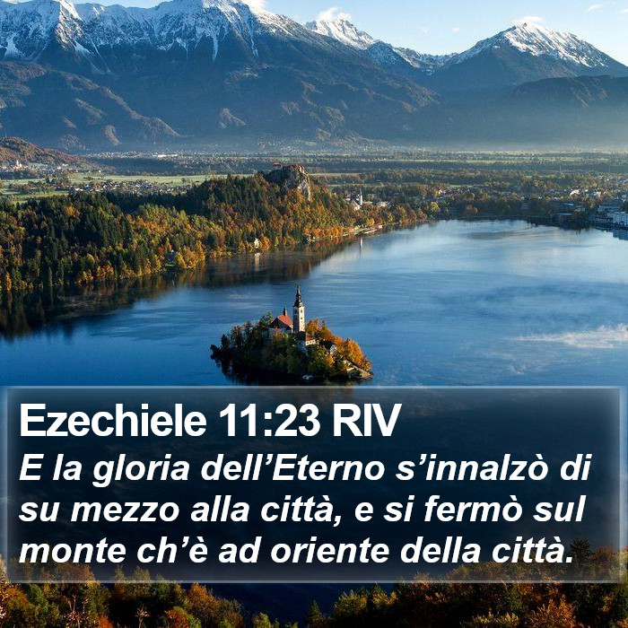 Ezechiele 11:23 RIV Bible Study