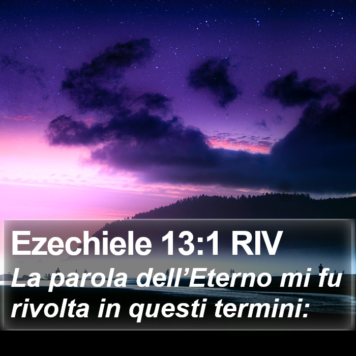 Ezechiele 13:1 RIV Bible Study