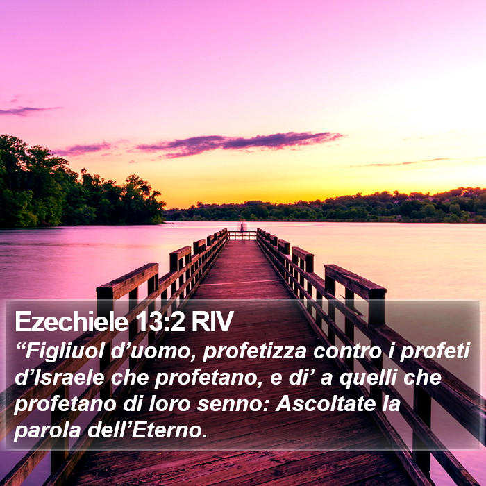 Ezechiele 13:2 RIV Bible Study