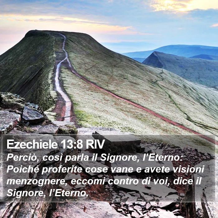 Ezechiele 13:8 RIV Bible Study