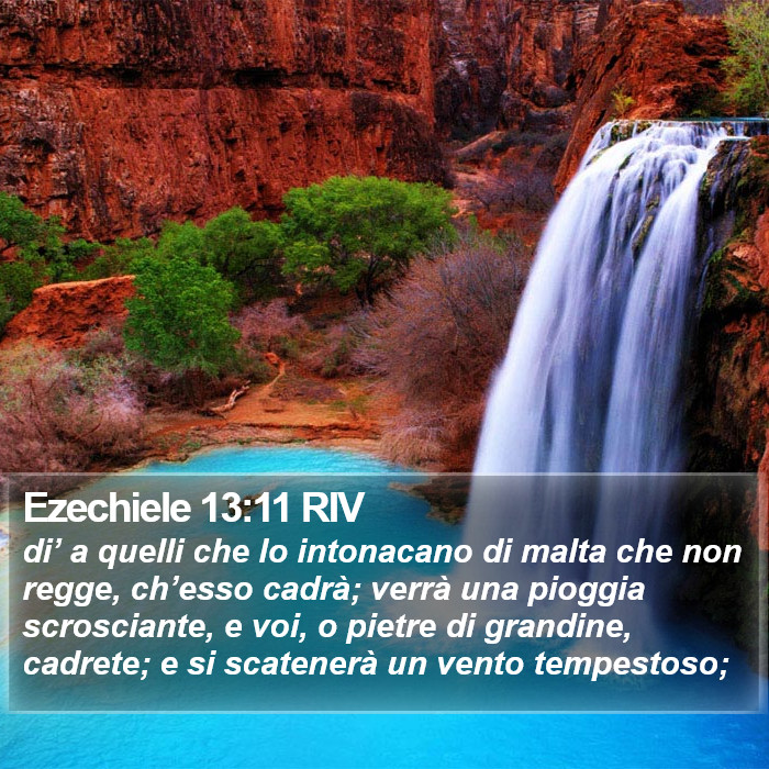 Ezechiele 13:11 RIV Bible Study