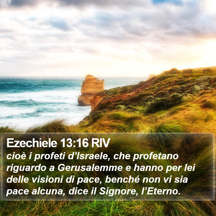 Ezechiele 13:16 RIV Bible Study