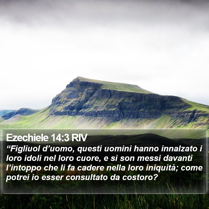 Ezechiele 14:3 RIV Bible Study
