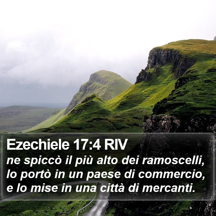 Ezechiele 17:4 RIV Bible Study