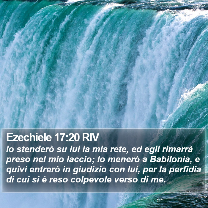 Ezechiele 17:20 RIV Bible Study