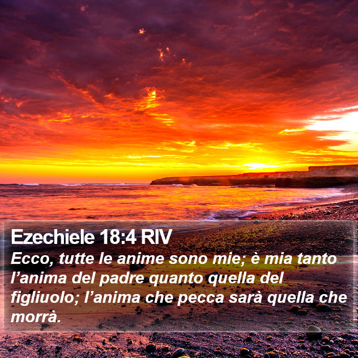 Ezechiele 18:4 RIV Bible Study