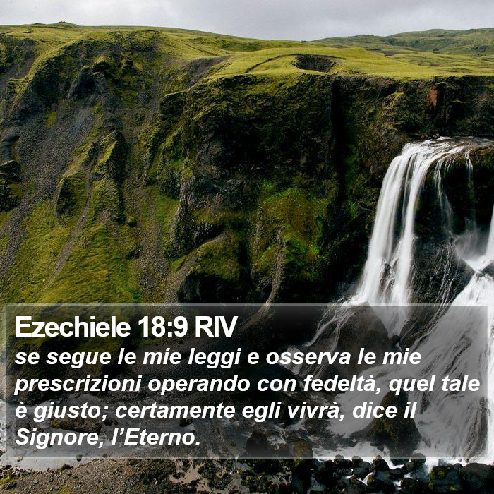 Ezechiele 18:9 RIV Bible Study