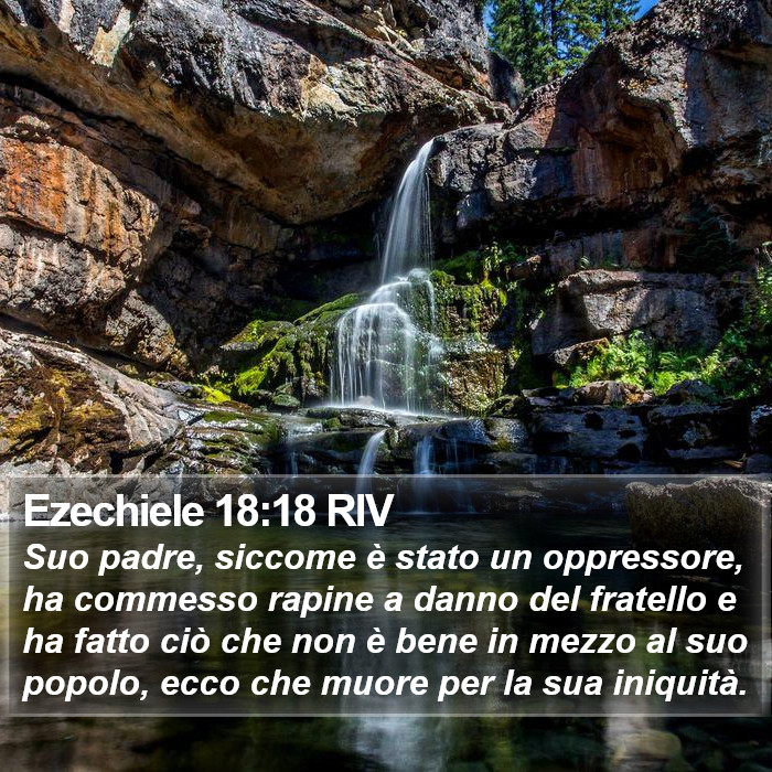 Ezechiele 18:18 RIV Bible Study