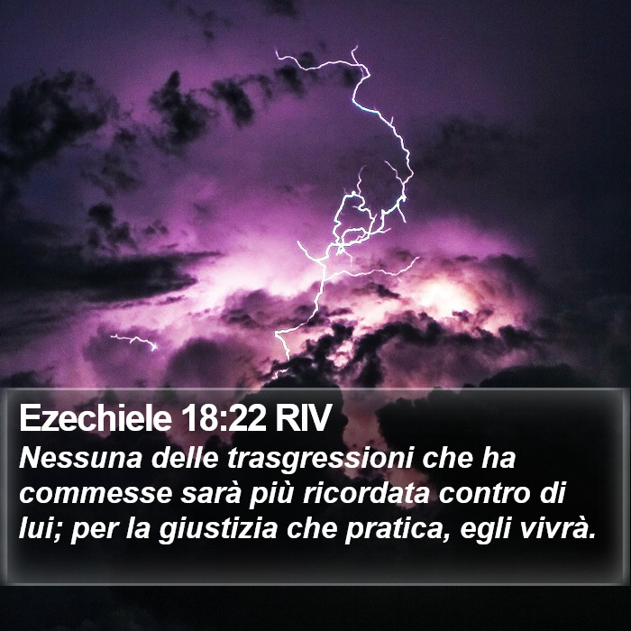 Ezechiele 18:22 RIV Bible Study