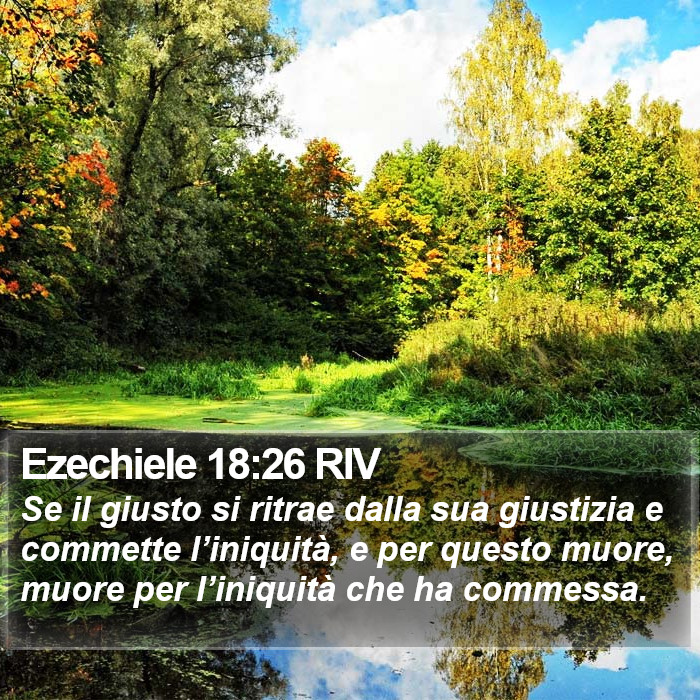 Ezechiele 18:26 RIV Bible Study