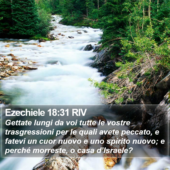 Ezechiele 18:31 RIV Bible Study