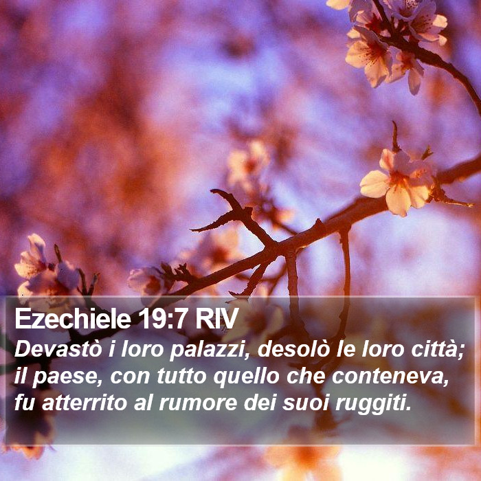 Ezechiele 19:7 RIV Bible Study