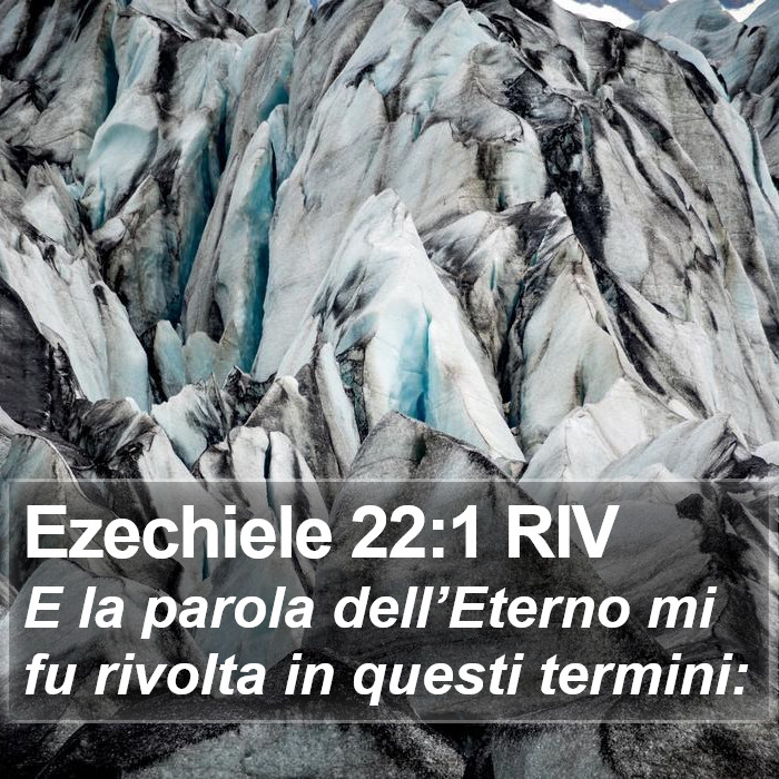 Ezechiele 22:1 RIV Bible Study