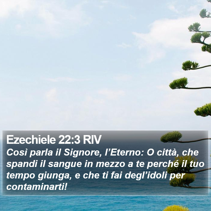 Ezechiele 22:3 RIV Bible Study