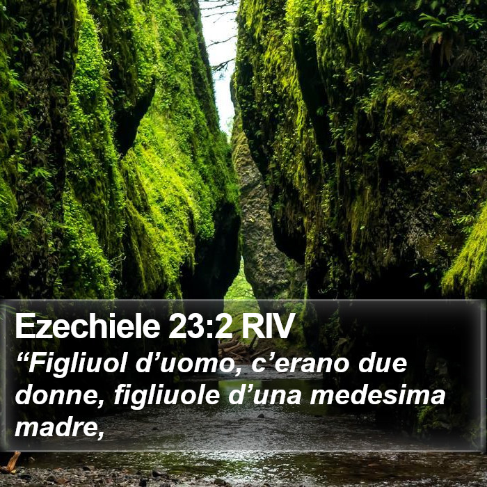 Ezechiele 23:2 RIV Bible Study