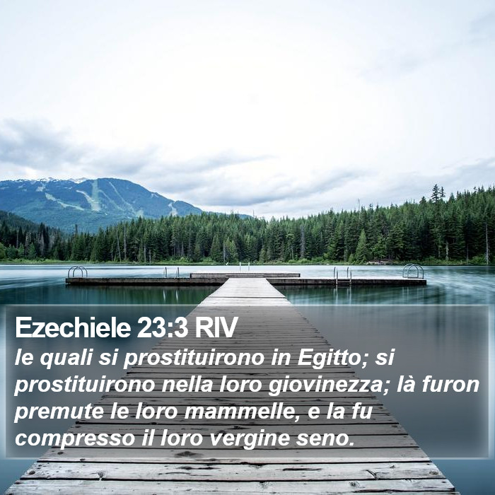 Ezechiele 23:3 RIV Bible Study