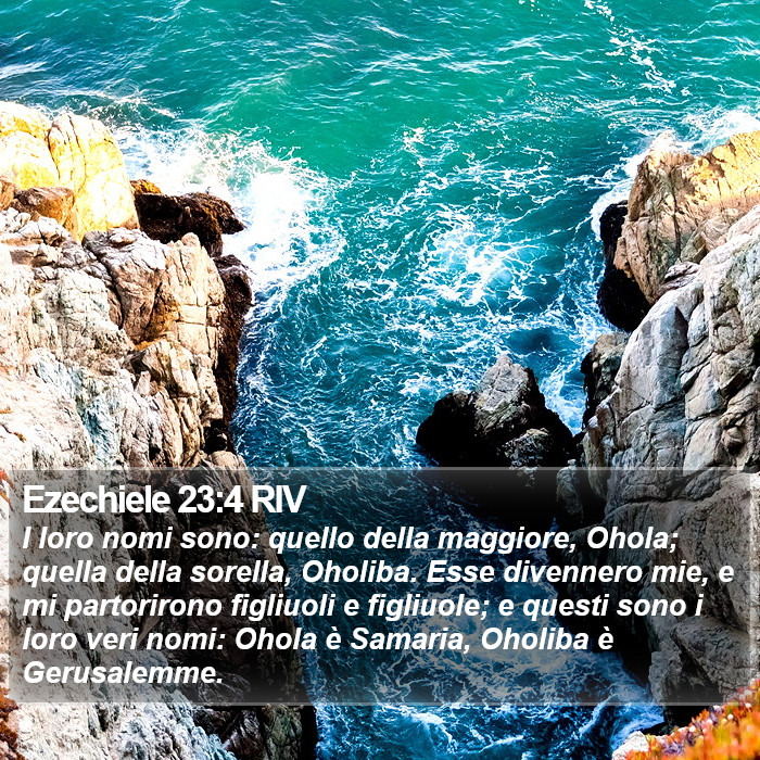 Ezechiele 23:4 RIV Bible Study