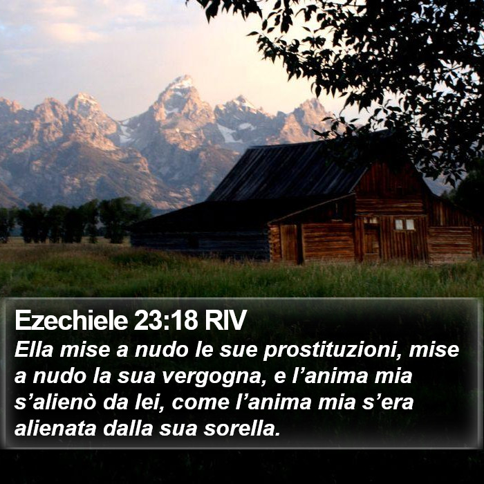 Ezechiele 23:18 RIV Bible Study