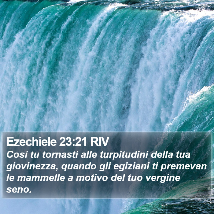 Ezechiele 23:21 RIV Bible Study