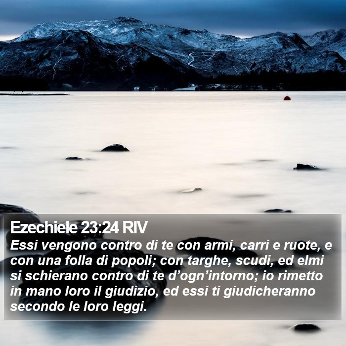 Ezechiele 23:24 RIV Bible Study