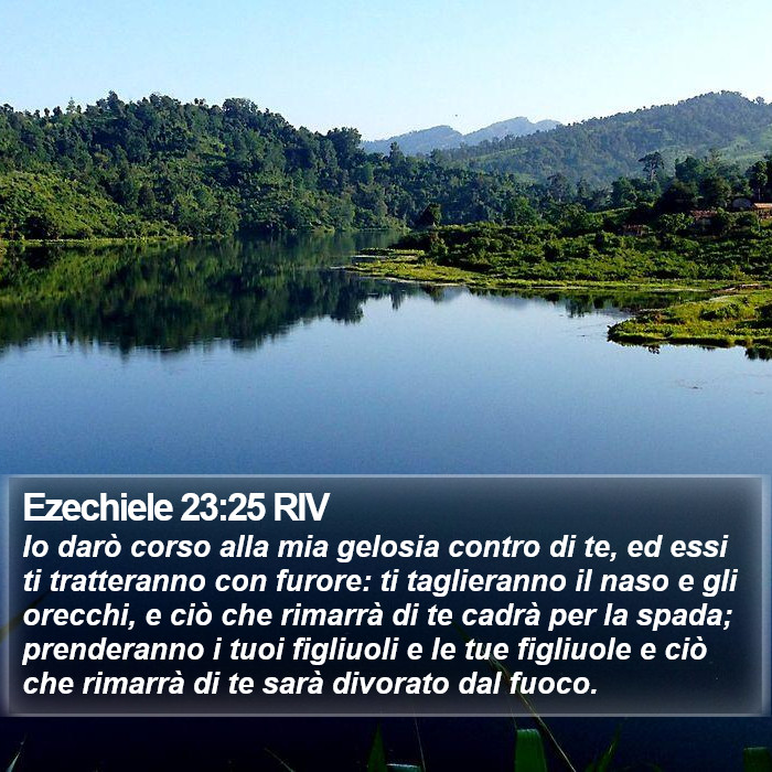 Ezechiele 23:25 RIV Bible Study