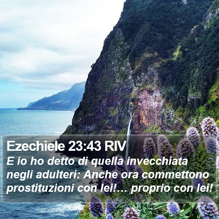 Ezechiele 23:43 RIV Bible Study