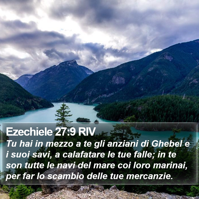 Ezechiele 27:9 RIV Bible Study