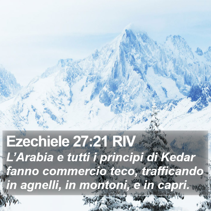 Ezechiele 27:21 RIV Bible Study