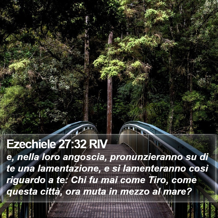 Ezechiele 27:32 RIV Bible Study