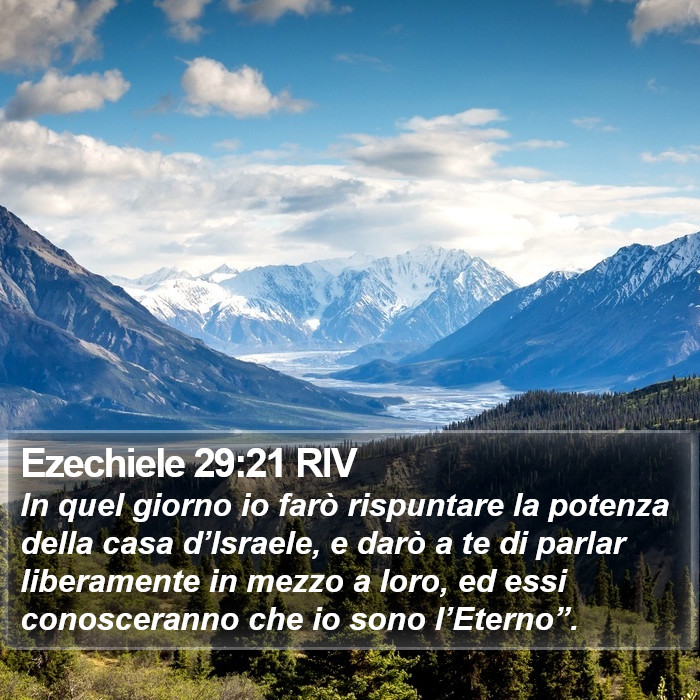 Ezechiele 29:21 RIV Bible Study