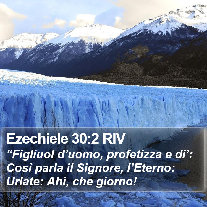 Ezechiele 30:2 RIV Bible Study