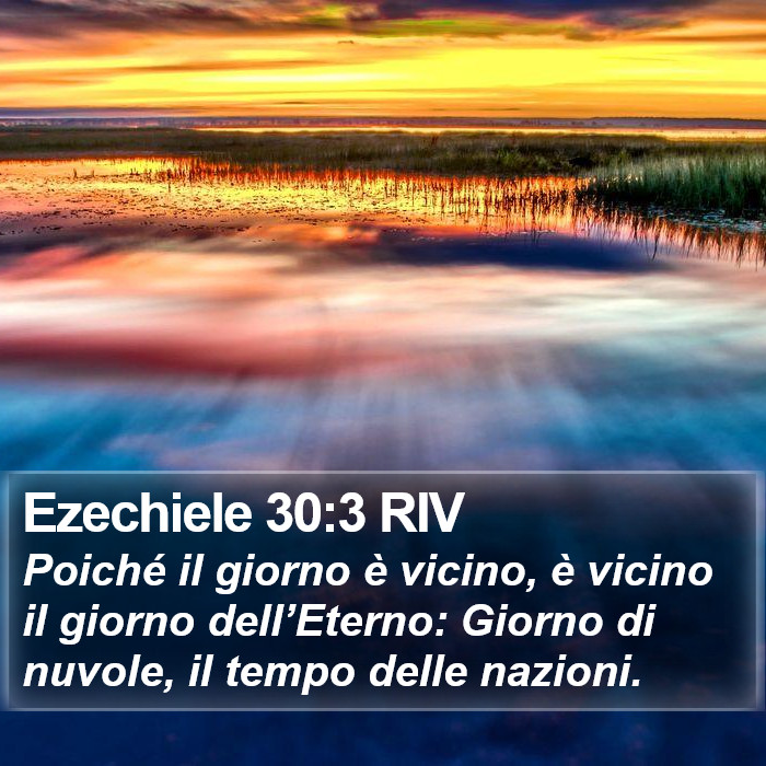 Ezechiele 30:3 RIV Bible Study