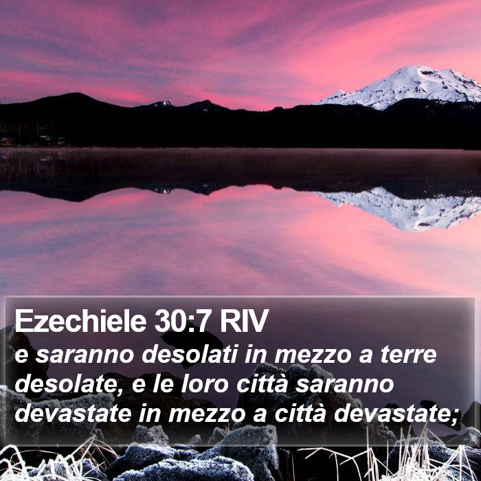 Ezechiele 30:7 RIV Bible Study